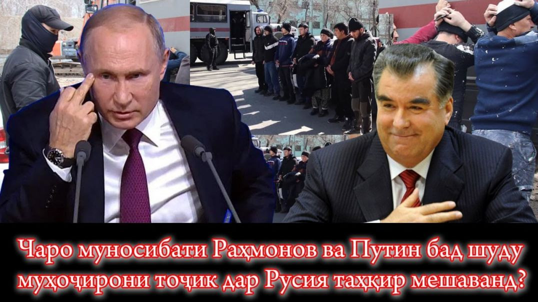 ⁣Муносибати Раҳмонов ва Путин чаро бад шуду муҳоҷирони тоҷик дар Русия таҳқир мешаванд