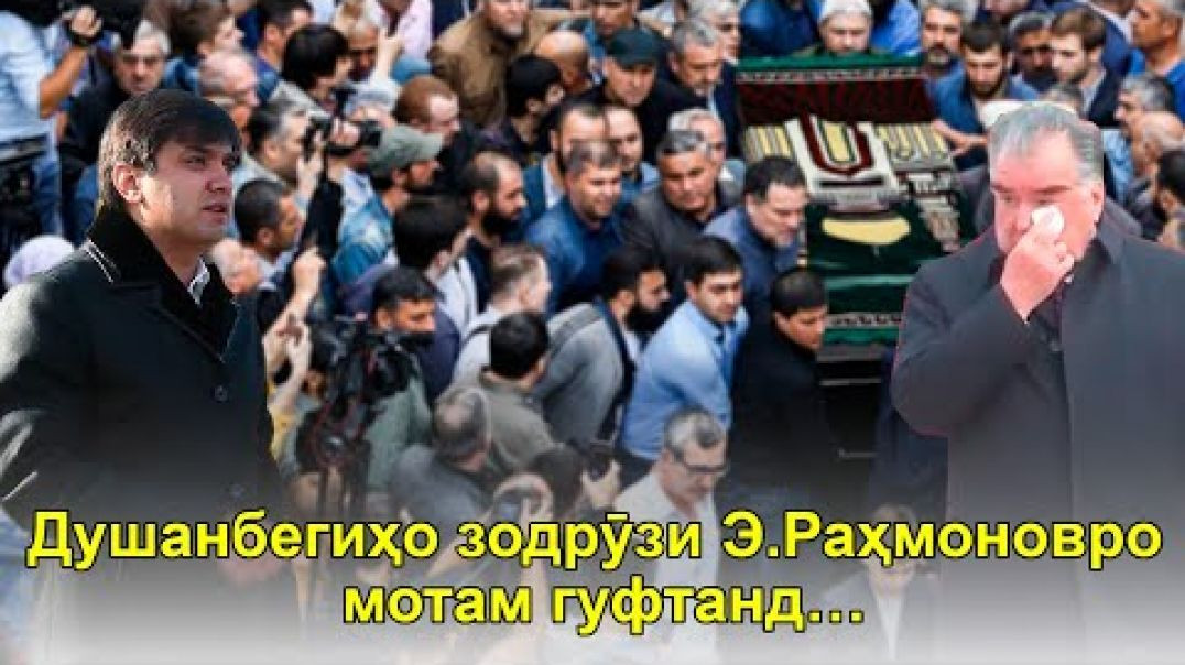 ⁣Душанбегиҳо Э. Раҳмоновро ба Зодрӯзаш “табрик” карданд